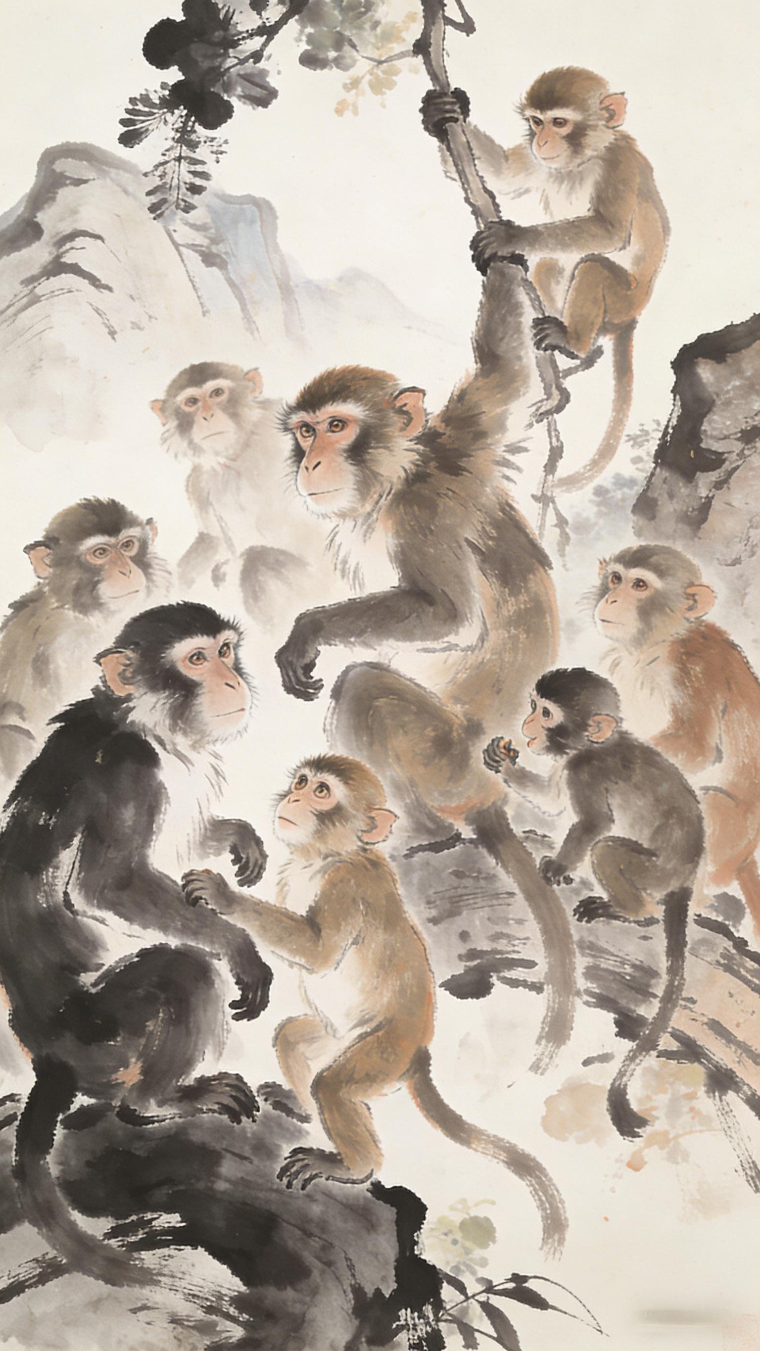 花果山群猴