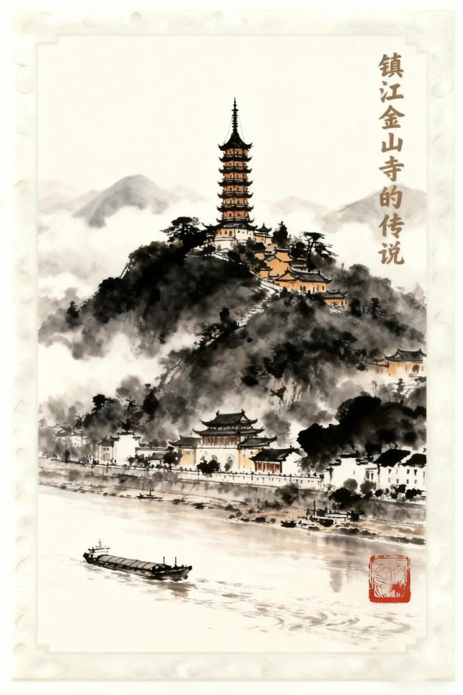 镇江金山寺的传说
